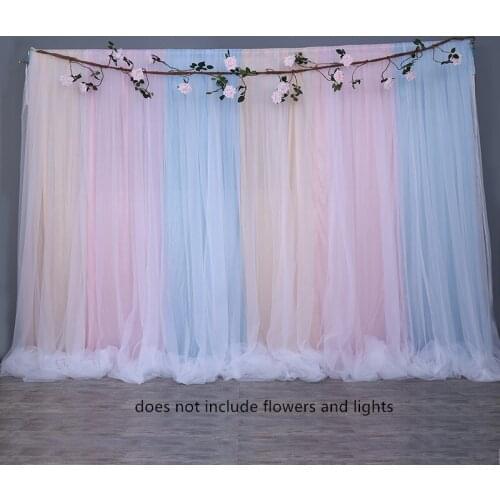 Ice Silk Wedding Backdrops Panels Hanging Curtains Party Backdrop Wedding Decoration Drape Big Events Background Cloth