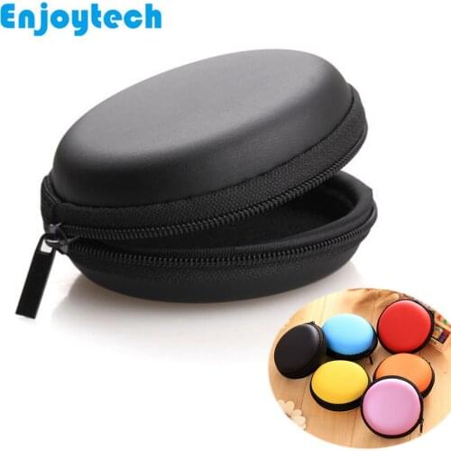 Mini Earphone Holder Case Storage Earbuds Carrying Hard Bag Box Case For Earphone Headphone Accessories Memory Card USB Cable