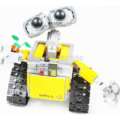 687pcs kawaii Robot Building Blocks Set boys toy Educational Blocks Bricks Kits toys for children Festival Gifts 16003