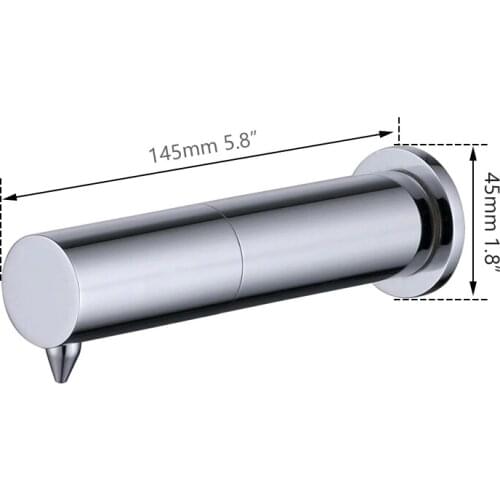 Wall Mounted Bathroom 1000ML Soap dispenser Auto Sensor Faucet Soap Dispenser Brass