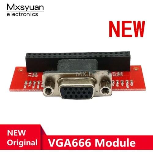 NEW VGA666 Gert-VGA Adapter Board Module GPIO To VGA for Raspberry Pi 3B / 2B / B