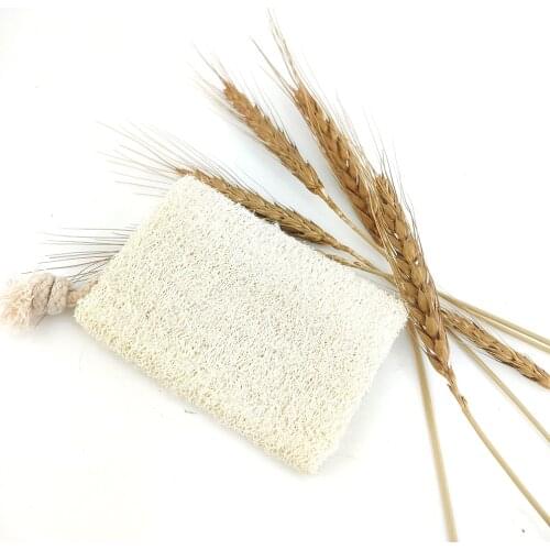 5pcs Natural Loofah Bathing and Rubbing Bathing Towel Loofah Rubbing Back Bathing Massage Pot Bowl Scrubber bathroom accessories