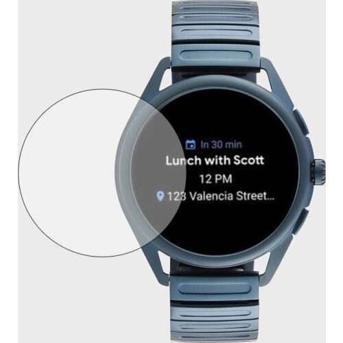 Tempered Glass Clear Protective Film Guard For Emporio Armani Smartwatch 3 2019 Watch LCD Screen Protector Cover Protection