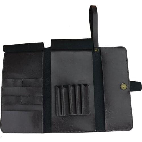 Sharonds Professional Hairdressing Scissors Kit Bag Hairdressing Comb Bag Hair Stylist Special Leather Haircut Scissors Bag