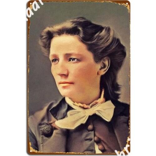 Victoria Woodhull Civil Rights Activist Metal Signs Club Home Club Bar Decoration Mural Painting Metal Posters