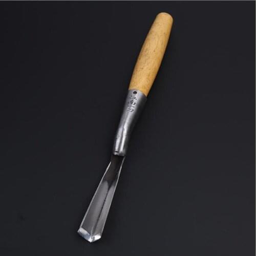 Cut Glue knife V-type knife Pine oil knife Wooden handle carved knife wood the essential tool
