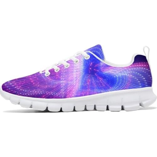 2019 New Style Unique Digital Print Womens Shoes Lightweight Sport Shoes for Woman Fashion Sneakers Breathable Lace Up Trainers