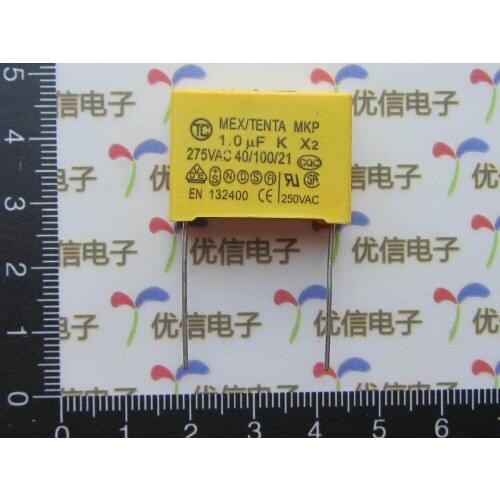 Free Shipping brand new 100pcs/lot High Quality DIP Safety Capacitance 250VAC 275VAC 105K 1UF Safety Capacitors 1UF