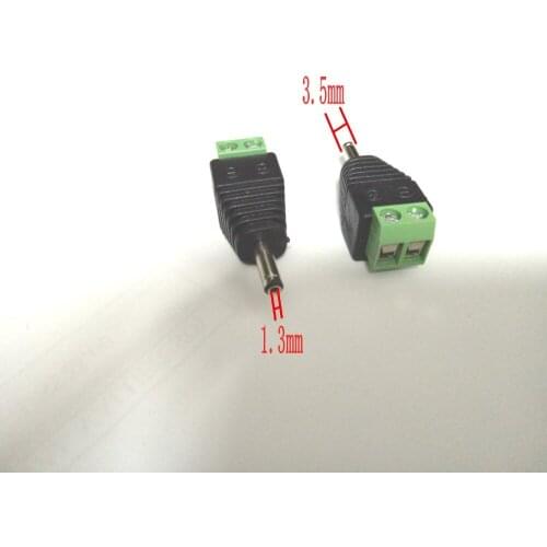 1000PCS 3.5mm x1.3mm DC Power Charger plug Terminals for CCTV Camera Notebook New