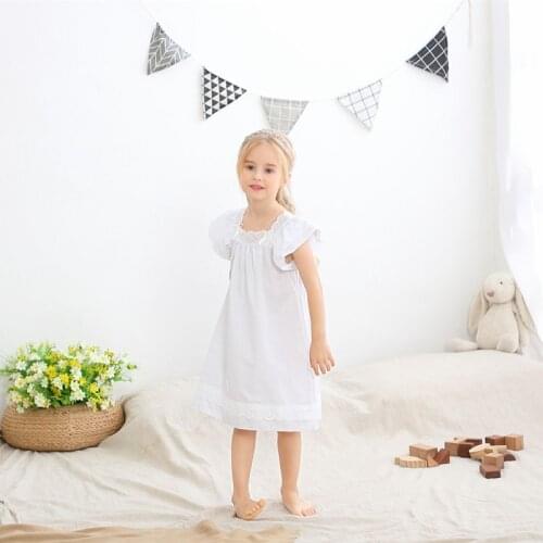 2020 nightwear Baby Girl Clothes Princess Nightgown Pajamas Christmas Dress Sleepwear kids for 3-12 Years Children Clothes