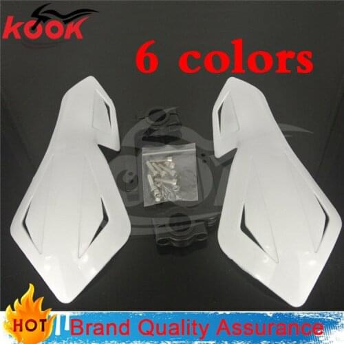 7 color Option free shipping Motorcycle Dirt Bike use Handlebar Guard handguards Hand Brush Guards white color