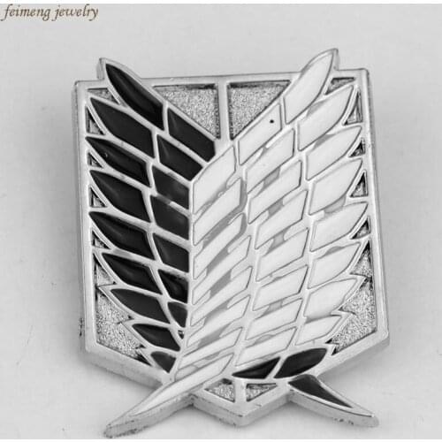 Anime Series clothes Accessory Attack the Titan brooches Pin High quality badge pin hat tie tack brooches