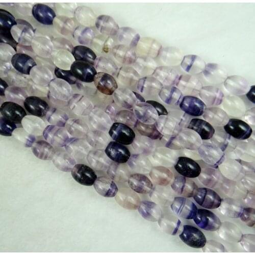 Natural Stone Beads 13*10MM oval fluorite For DIY Necklace Jewelry Making Strand 15",Free Shipping Y14