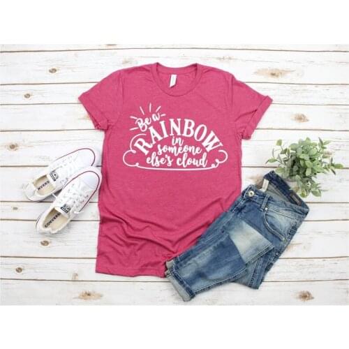 Be A Rainbow In Someone Elses Cloud Teacher T-Shirt, Teacher Kindness Shirts, Kindness Matters, Kindness Shirt, Counselor O253