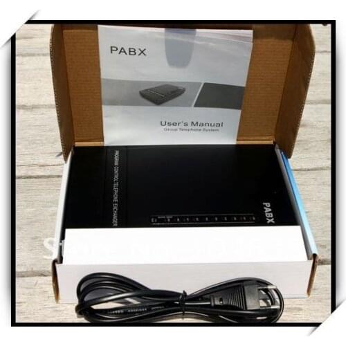 Centralino telefonico PABX MS308 3 linee esterne 8 interni PBX/ Follow Me feautre - Free shipping