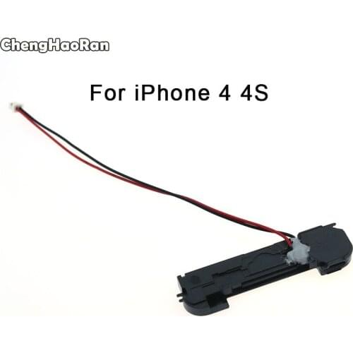 ChengHaoRan Loud Speaker For iPhone 4 4G 4S Loudspeaker Buzzer Ringer Sound with Cable Flex Cable Ribbon Replacement Parts