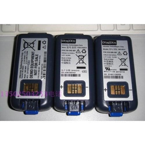 CK71 Genuine battery 1001AB01 CK70 Intermec Barcode Scanner for mobile computer Pack AKKU Handheld 3.7V 5.2Ah 19.2Wh 318-046-001