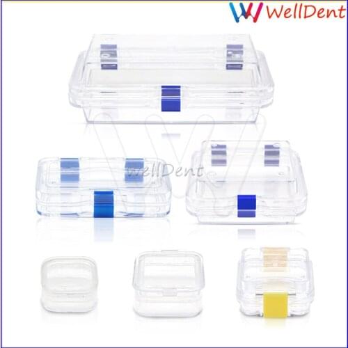 Dental False Teeth Storage Holder Dental Supply Dental Lab Material Big Dental Tooth Box With Film