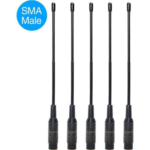 Nagoya NA-701 SMA-Male Dual Band 144/430Mhz Antenna NA701 for Baofeng TYT TH-UVF8D TH-UVF9D TH-UV8000D/E Wouxun Walkie Talkie
