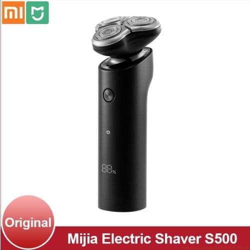 Xiaomi Mijia Electric Shaver S500 3D Cutter Head 360° Floating Type-C Rechargeable Dry Wet Shaving Body Waterproof Beard Trimmer