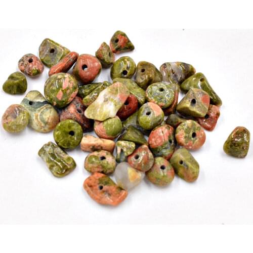 FLTMRH Irregular Shape Freeform Chip Natural Stone Bead Pink Quartz Tiger Eye Agates Lapis lazuli For Jewelry Making DIY Neckl