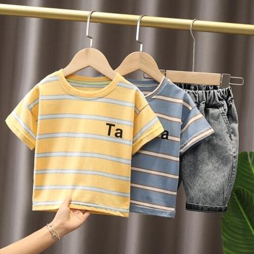 Newborn Baby Boy Clothing Set Summer Children Clothes Toddler Cartoon T Shirt+Shorts 2pc Kids Casual Tracksuit 1 2 3 4 Years