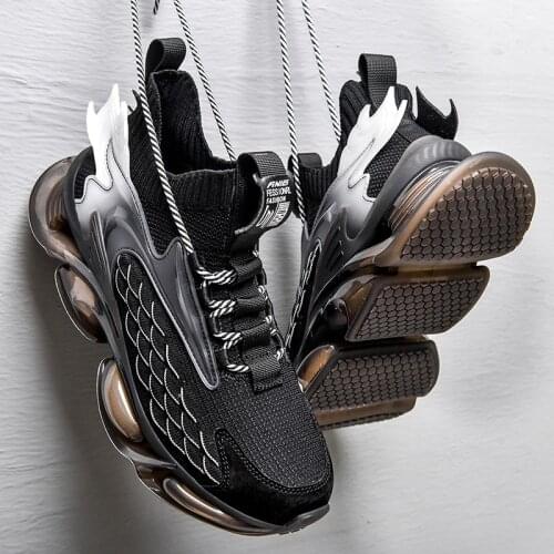 Hemmyi Shoes Men Casual Comfortable Shoes for Men Breathable Lace-up Zapatos De Hombre Mesh Sneakers Support Dropshipping