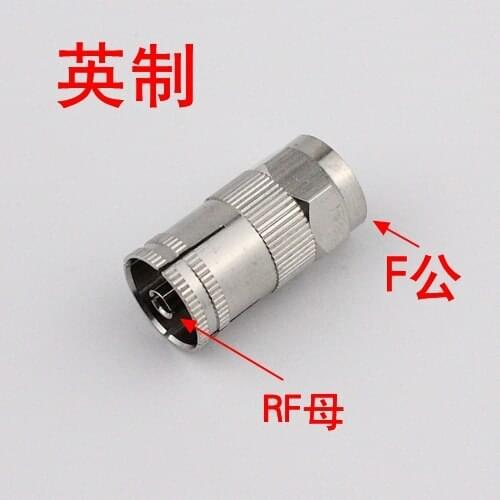 Copper F inch plug connector cable RF connector FJ/RF female inch internal TACK