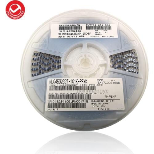 NLC453232T-101K-PF NLC453232T FIXED IND 1812(4532) 10% 100UH 180MA 4 OHM SMD Original and New 500PCS/LOT