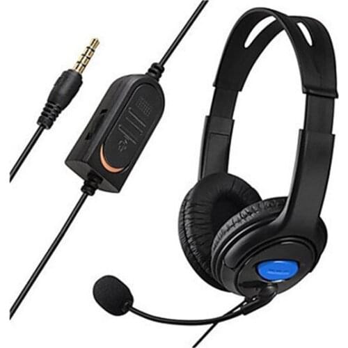 For PS4 Wired Headset Gamer PC 3.5mm Gaming Headphone Surround Sound Headsets Microphone Mic Gaming Overear for PC Laptop