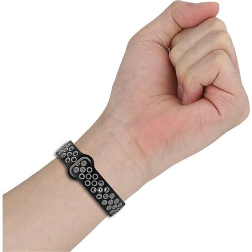 Sweatproof Watch Band Spare Parts Two-Color Reverse Buckle Watch Strap for Band6 Honor Band6 Watch