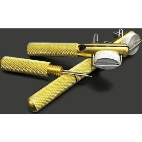 Fish Line Hook Tie Fishing Accessories Automatic binding Double-headed Aluminum Strand Knotter Needle Knots Tier