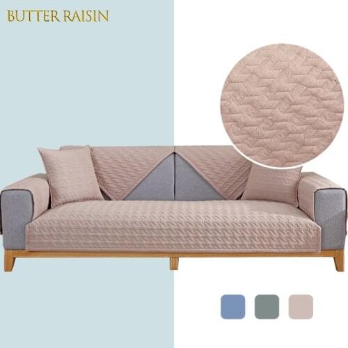 Modern Non-slip Sofa Cover Four Season Universal Sofa Covers For Living Room Solid Color Corner chaise Couch cover Cushion Towel