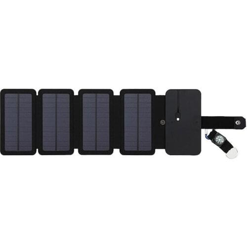 Sunpower Folding 10W Solar Cells Charger 5V 2.1A Usb Devices Panels For Smartphones Solar Output Portable S4Y1