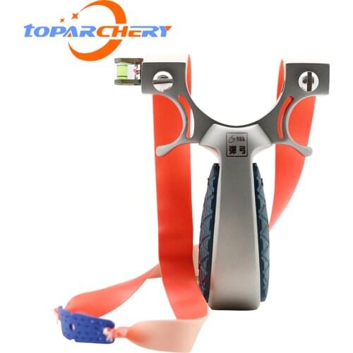 Toparchery 98K Slingshot with Rubber Band Powerful Stainless Steel Catapult Outdoor Shooting Hunting Slingshot Kids Gift