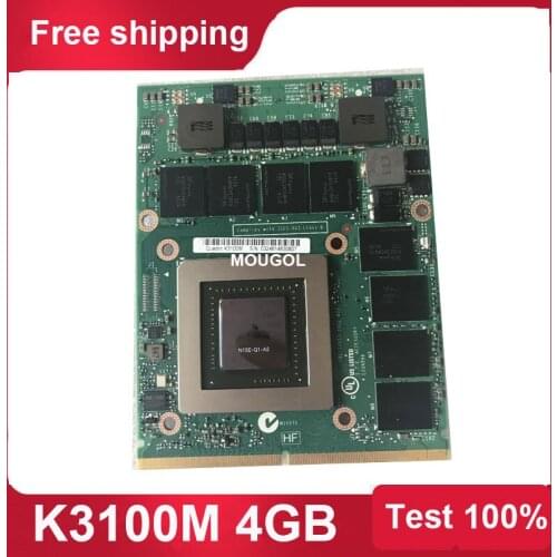 New Quadro K3100M K3100 Video Graphics Card N15E-Q1-A2 With X-Bracket For Laptop Dell M6600 M6700 M6800 HP 8740W 8760W