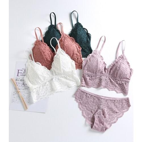 YSANSCA Floral Lace Cami Top With Cotton Shorts Lingerie Set Women 2019 Summer Sexy Sets Ladies Bra And Panty Underwear Set