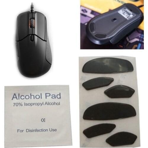 2Pcs 0.6mm Thickness Replace Mouse Feet Mouse Skates For Steel Series Rival 310 Mouse J0PB