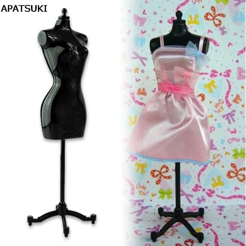 2pcs/lot Display Holder Dress Clothes Gown Mannequin Model Stand For Barbie Doll Kids Toy Doll Accessory