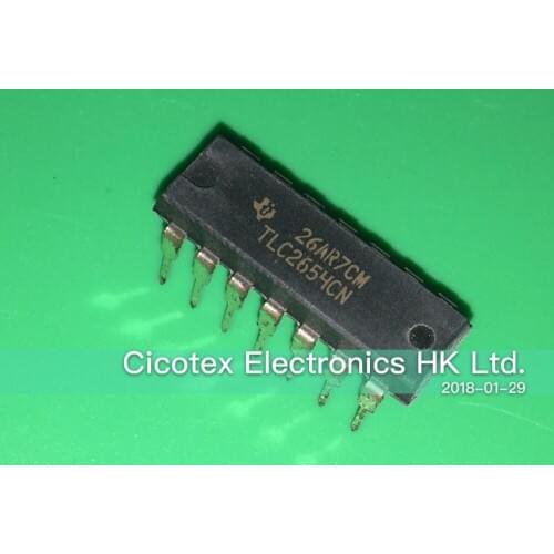 3pcs/lot TLC2654CNG4 DIP14 IC OPAMP GP 1.9MHZ 14DIP TLC2654CN