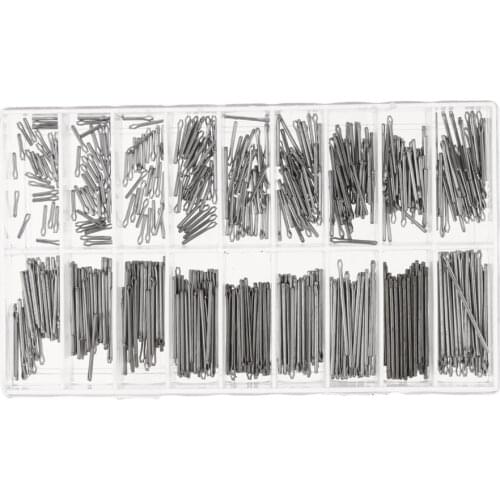 360pcs Stainless Steel Watch Band Link Cotter Pin With Plastic Storage Box