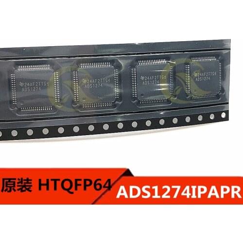 ADS1274IPAPR encapsulation HTQFP64 ADS1274 24-bit analog-to-digital converter original products