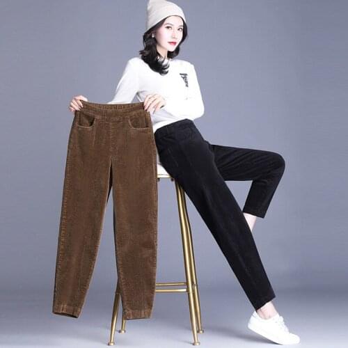 ASRQXJM Women's Corduroy Trousers