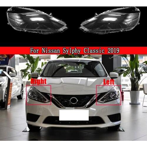 Auto Head Lamp Light Case For Nissan Sylphy Classic 2019 Car Front Headlamps Transparent Lampshades Lamp Shell Headlight Lens