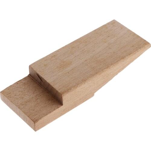 Natural Wooden Flat Jewelers Bench Block for DIY Handmade Jewelry Making