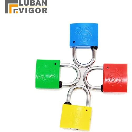 Electricity/Power industry meter box lock 35 mm,ABS cylinder,Plum Plastic steel padlock Waterproof anti - theft Outdoor padlock