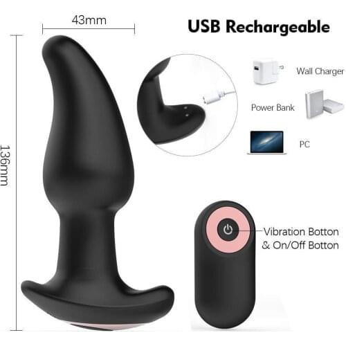 FX Wireless Remote Control Massager Prostate Posterior Court Turn Beads Anal Plug Rotating Vibrator Anal Plug Sex Toys adult