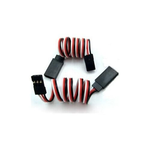 60 Core Extension Wire 10cm 30cm 50cm 100cm Servo Extension Lead Connector Futaba Plug Flight Control Board Cable 10pcs/Lot