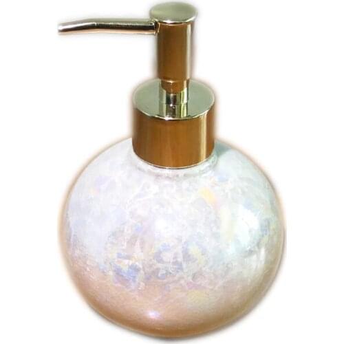 European-Style Ceramic Hand Sanitizer Bottle Creative Household Small Bottle Lotion Pump Hotel High-End Toilet Lotion Dispenser