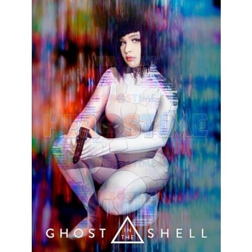 3D Print Quality New Movie Ghost In The Shell Major Costume jumpsuit Adult Halloween Cosplay Costumes for Women